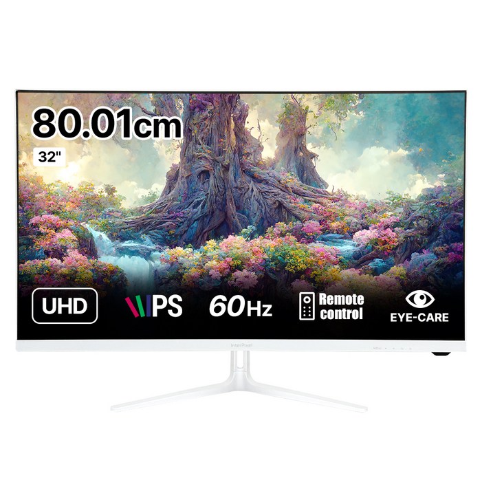 인터픽셀 4K UHD IPS 모니터 화이트 에디션, 80.01cm, IPU3212일반