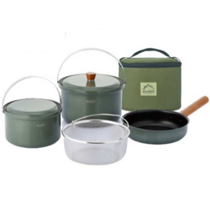 벨락 통3중 컬러 코펠 9L 4인용 + 전용가방