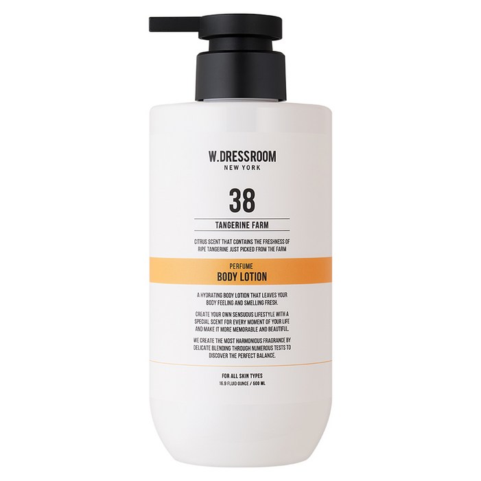더블유드레스룸 퍼퓸 바디로션 38 탠저린팜, 500ml, 1개