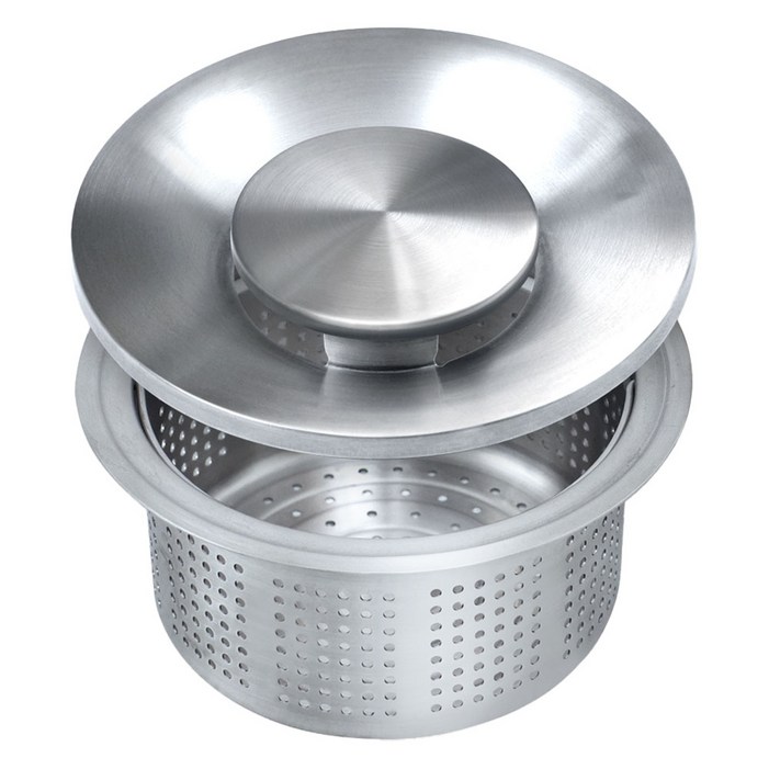 스텐팩토리 국내제조 통스텐 304 싱크대 배수구 거름망  커버 세트, 단일색상, 1세트