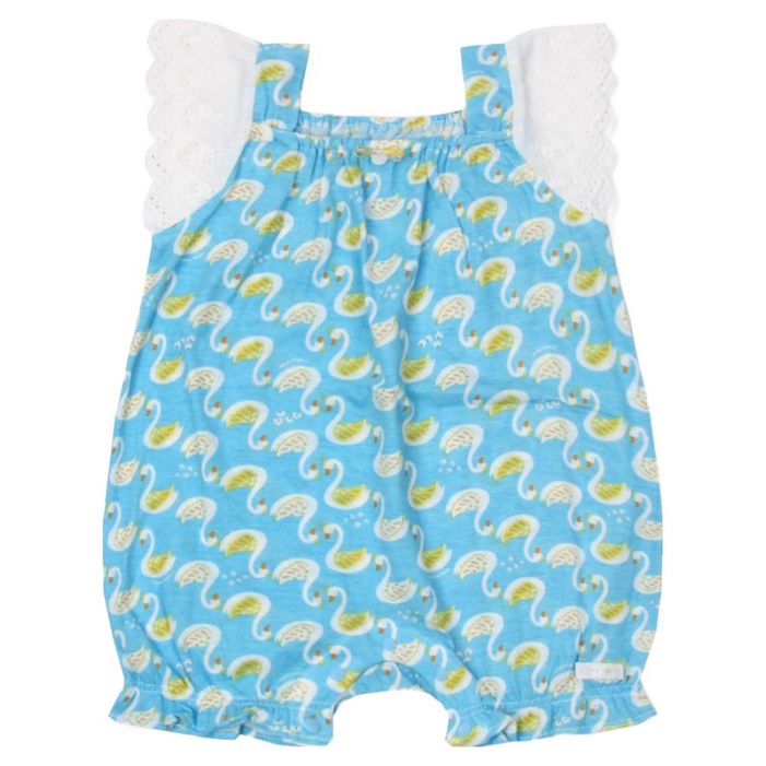 오가닉맘 유아용 로미로 반소매 우주복 MGMLQE06