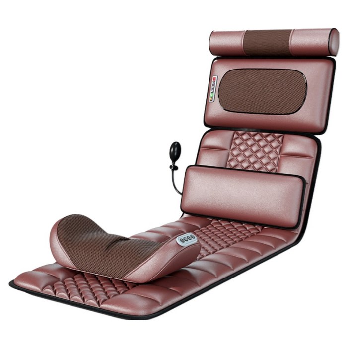 굿럭바디 접어서 보관할수 있는 가죽 안마매트 마사지기, GD002, 가죽