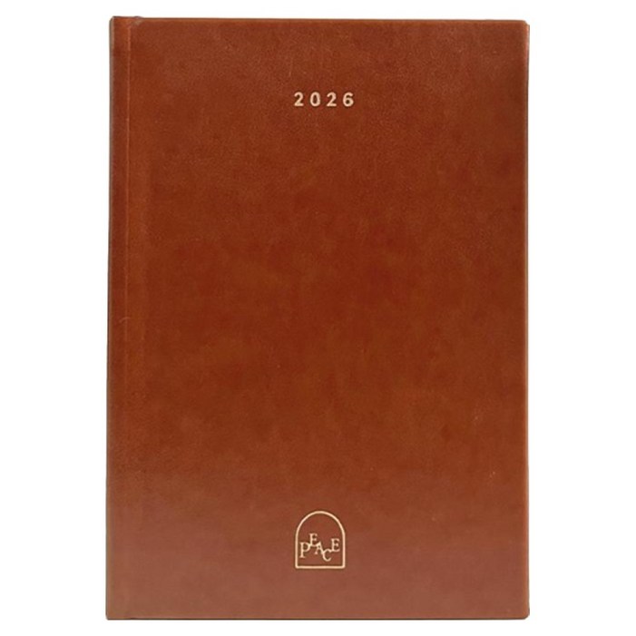 하이옴 다이어리 고급 Peace 브라운