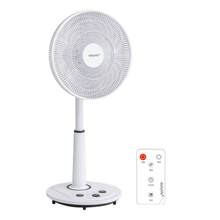 델라이프 5엽 써큘레이터형 초미풍 리모컨 발터치 선풍기 35cm, DFS14FT