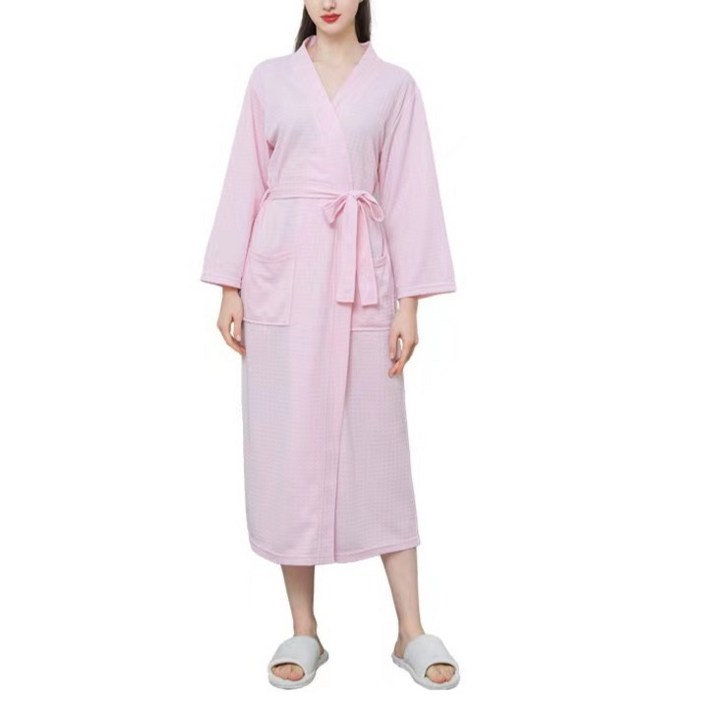 원이네 커플 와플 샤워 가운 XL