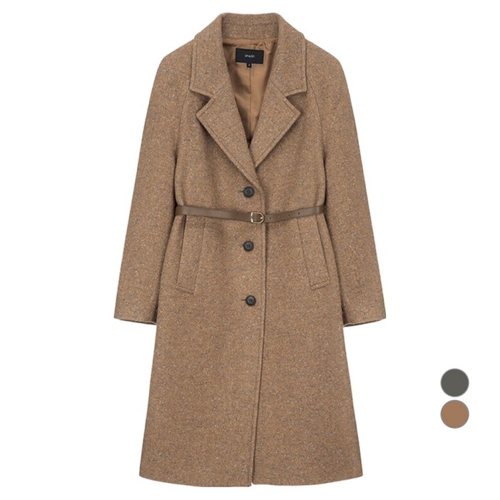 온앤온 여성용 오버사이즈 테일러드 울코트 NEW3WHB14