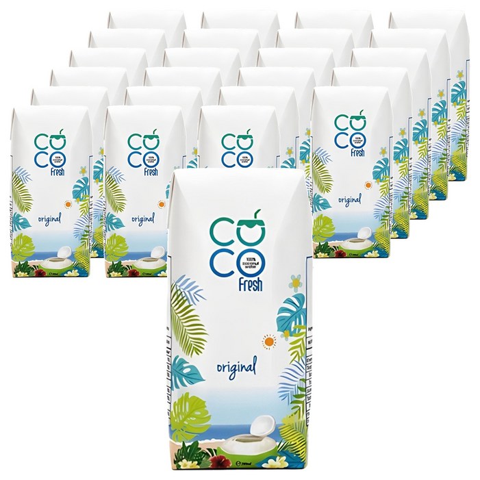 코코프레시 100 코코넛워터, 200ml, 24개