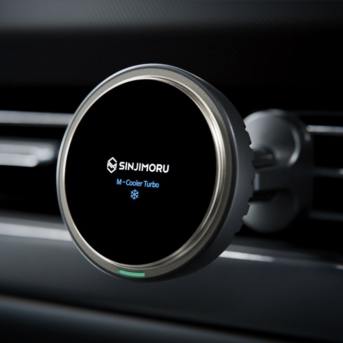 신지모루 Qi2 M 터보쿨러 맥세이프 차량용 무선충전거치대 + C to C, 혼합색상