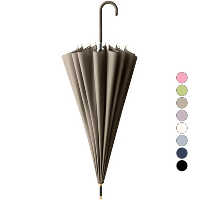 파밀로 남녀공용 파스텔 16K 튼튼한 자동 장우산