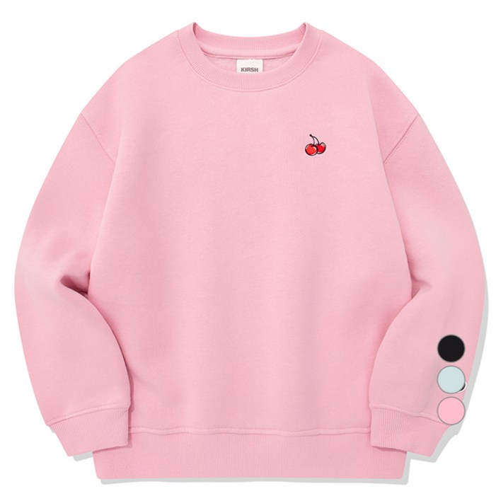 키르시 여아용 스몰 체리 기모 스웻셔츠
