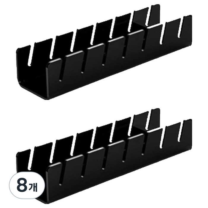 아크릴 모자 정리대, 블랙, 8개