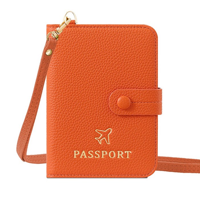 라라무 두손편한 패스앤코 목걸이형 RFID 방지 여권케이스 해킹차단 지갑