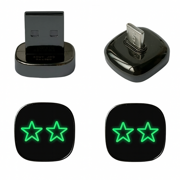 귀여운 USB 각인 메모리 LED 차량 유에스비 A타입, 1개, 32GB