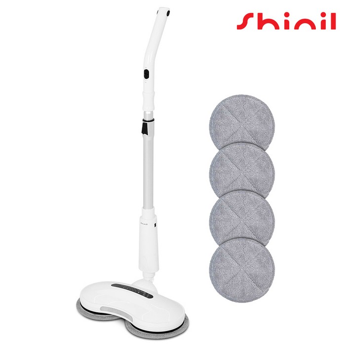 신규한정신일 LED 무선 물걸레 청소기 화이트 극세사패드 4P증정, SDCWC3008 신규한정신일 LED 무선 물걸레 청소기 화이트 극세사패드 4P증정, SDCWC3008