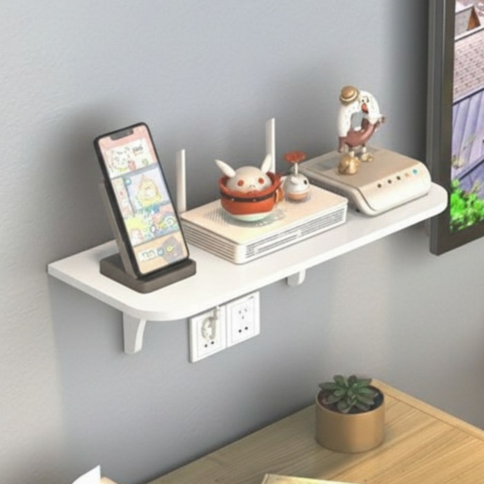 리브닉스 벽걸이 거치대 콘센트 선반