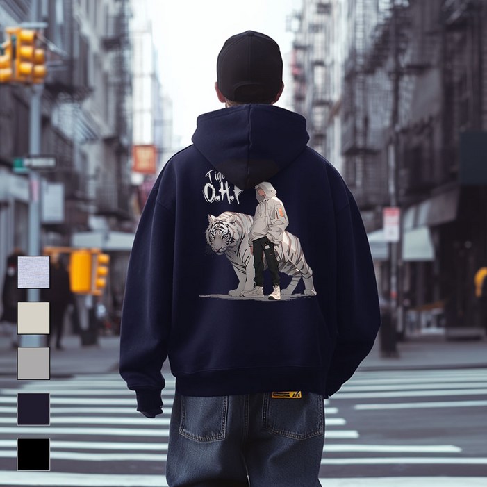 OHP 작품을 입는다 오버핏 헤비 후드 Best 4