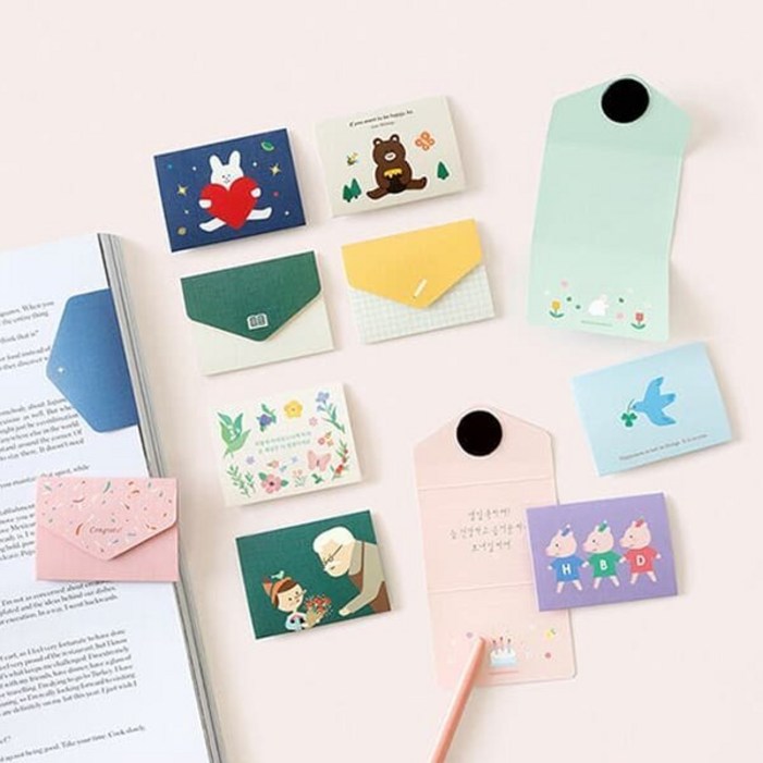 예스24배송 문학 마그네틱 북마크 카드