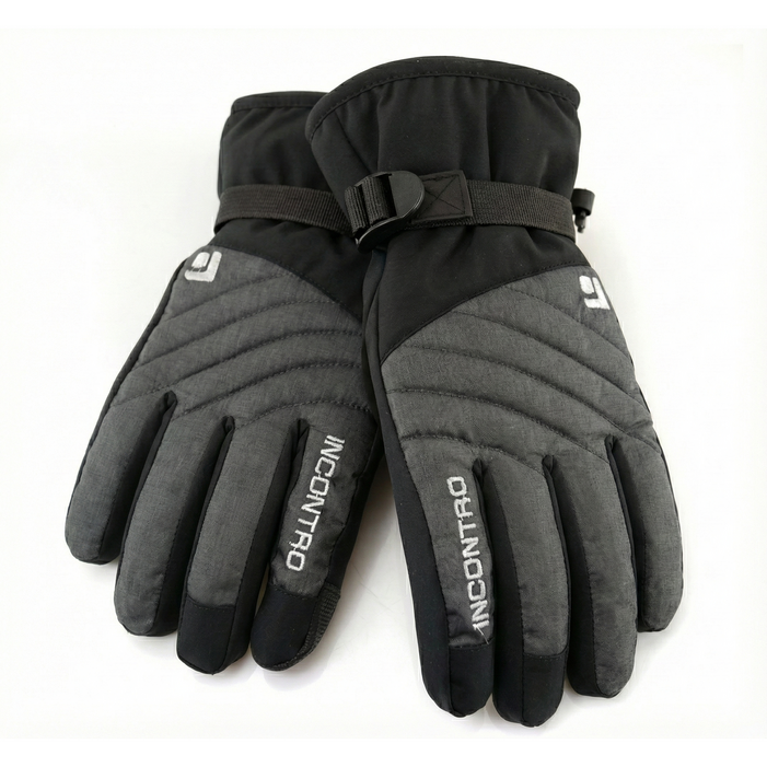 인콘트로 방수필름내장 스마트터치 겨울 방한방풍 바이크 방수장갑 사이즈택일