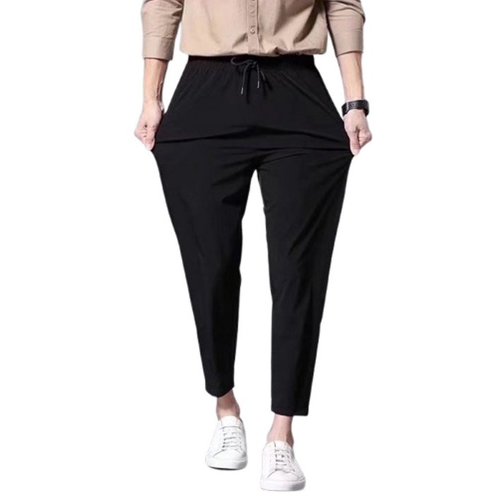 고스판 바지 슬랙스 밴딩 팬츠