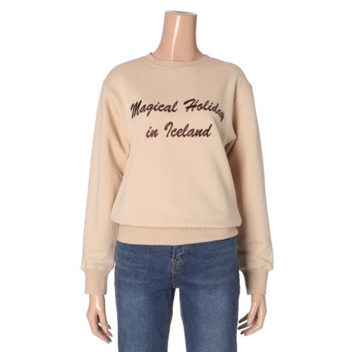 시에로 레터링 포인트 가이루빠 맨투맨 SJ4TSF465 1609881