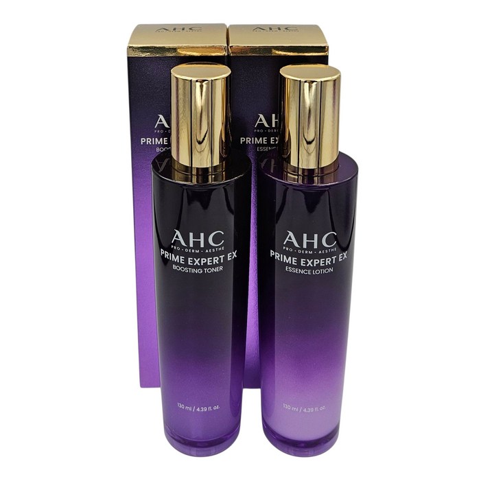 AHC 최신상 NEW 프라임 엑스퍼트 이엑스 부스팅 토너 130ml  에센스 로션 130ml