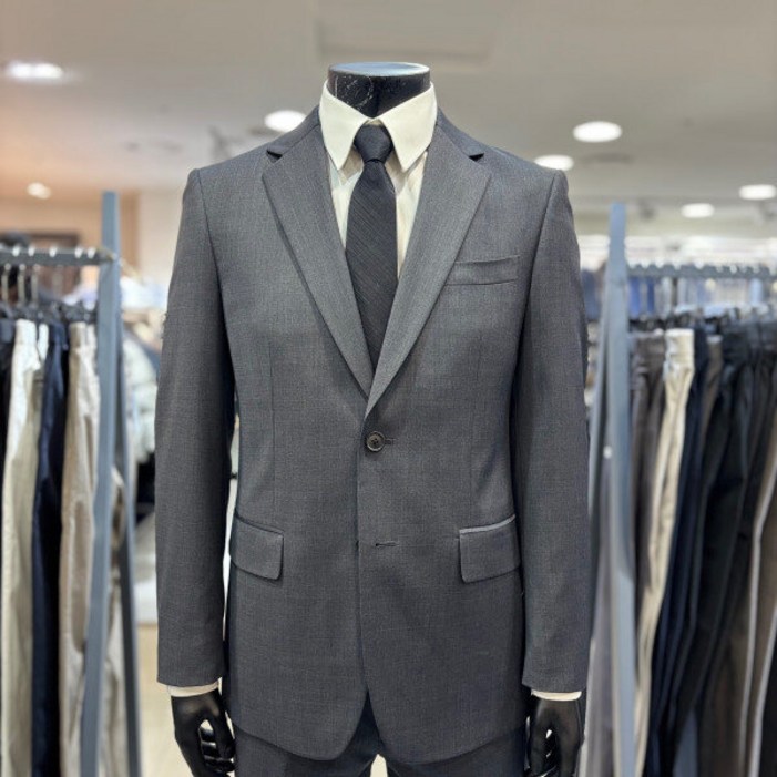 레노마 옴므 S/S 봄,여름 다크그레이 울 혼방 스판 정장 RIPSJ20