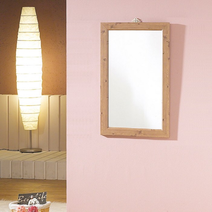 우드웰 벽걸이 사각거울 400 x 600 국내제작