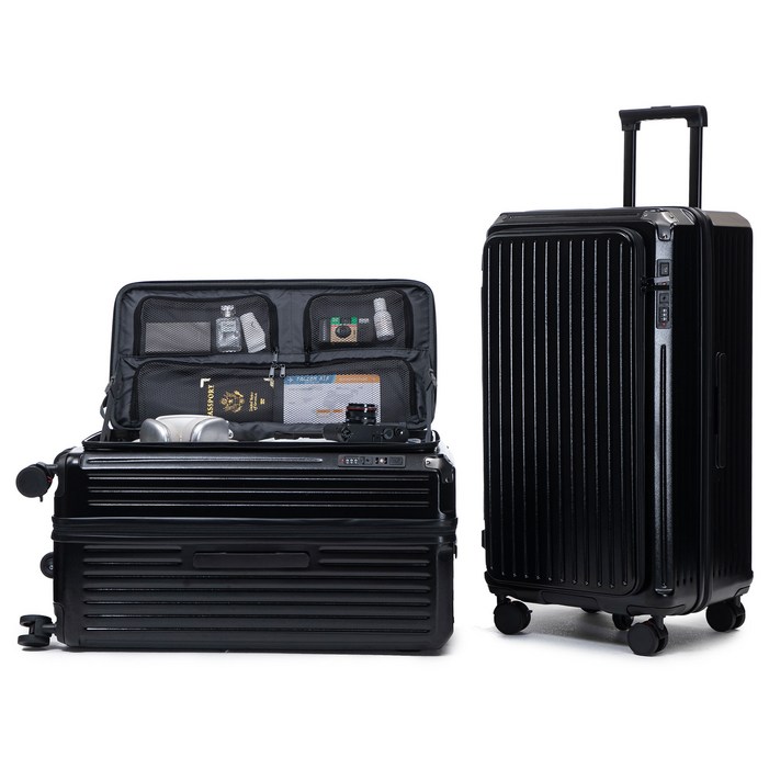 Tanit 전면오픈 대형 캐리어 26인치 28인치 30인치 여행용 소프트 확장형 usb충전