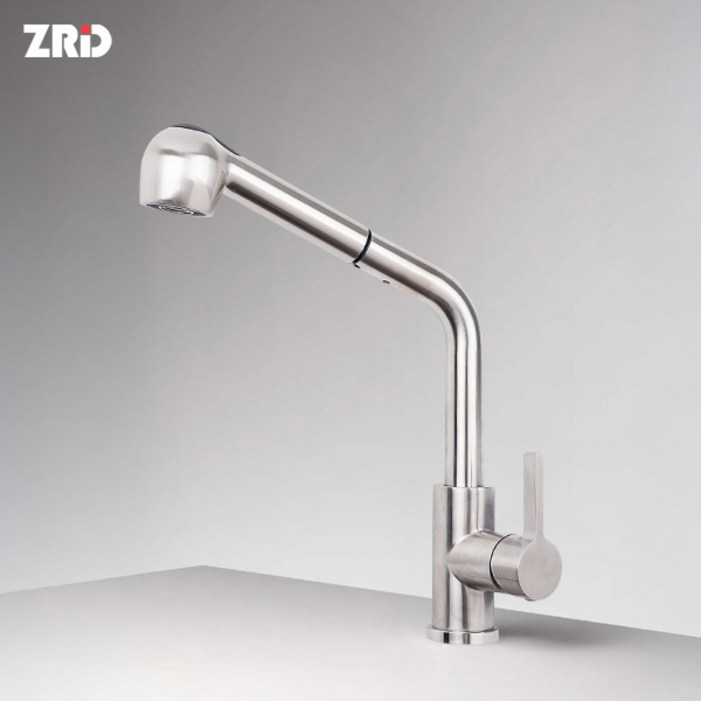 지리드 ZD2703 싱크대수전 주방용 싱크 1홀 수전 스텐 주방수전, 1개