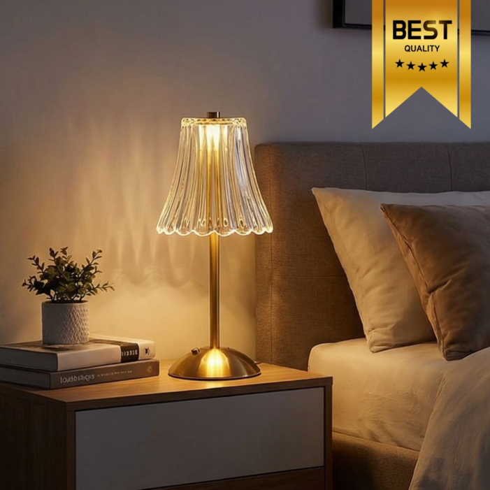 충전식 무선 LED 크리스탈 인테리어 무드등