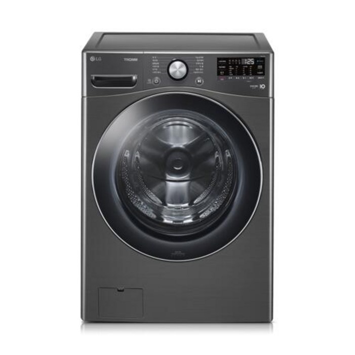 세탁기24kg LG 트롬 드럼세탁기 블랙스테인리스F24KDA