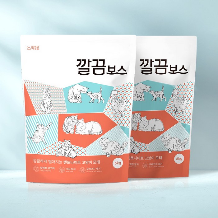 동물병원 입원실 모래 벤토나이트 깔끔보스 6kg 2개입 고양이모래 야옹섬 동물병원 입원실 모래 벤토나이트 깔끔보스 6kg 2개입 고양이모래 야옹섬