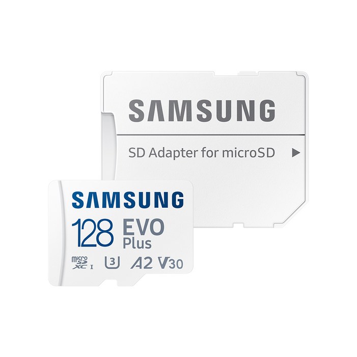 삼성전자 정품 마이크로 SD카드 EVO 128GB MBMC128SA SD카드 어댑터 공식인증 R