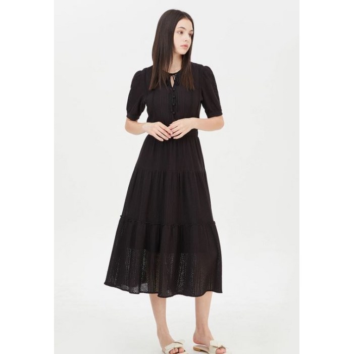 시슬리 SAOP33431 SUMMER  히비스 레이스 셔링 원피스