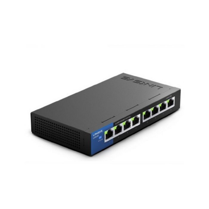 링크시스 lgs108 8포트 스위치허브 Linksys 기가비트 1000Mbps, LGS108, 1개