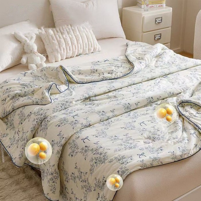 항균 먼지없는 고밀도 순면 부드러운 사계절 차렵이불