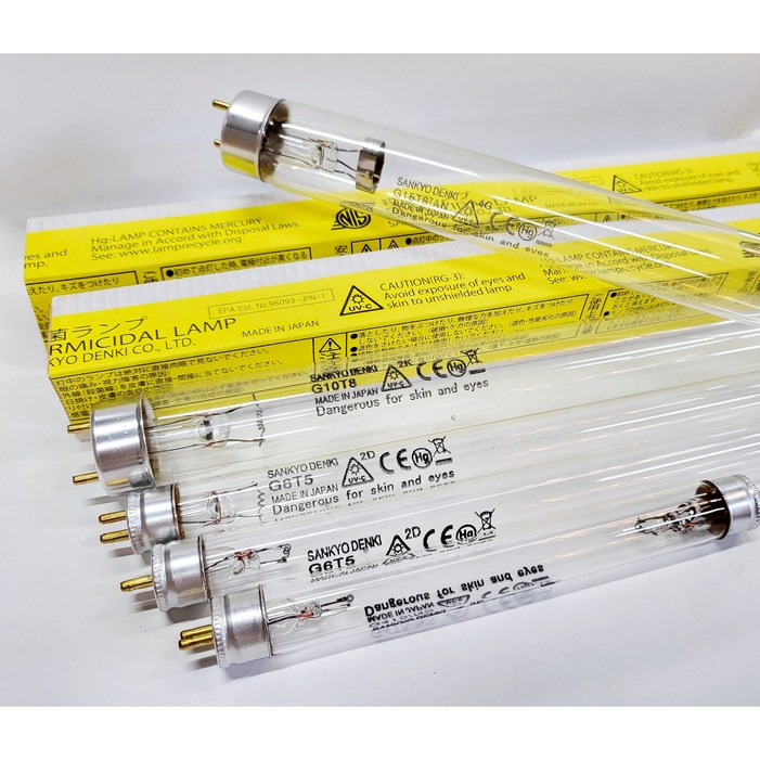 살균램프G15T8 칫솔살균 컵 건조기 UV램프 산쿄자외선 SANKYO DENKI 일제