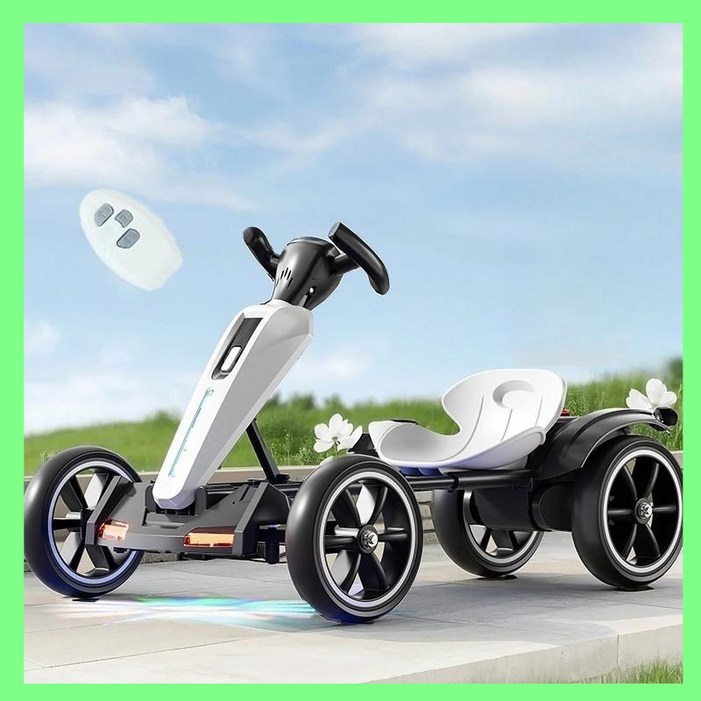 어드벤처 접이식 고카트 레이싱카 루지 카트 드리프트 전동 듀얼 코어 모터