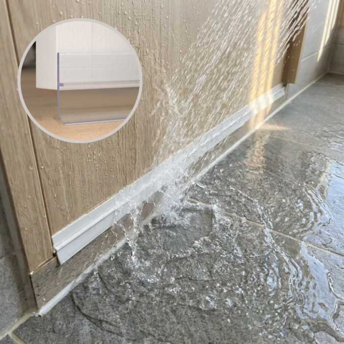 블리버킷 욕실문 물막이 방문 틈새막이 욕실 현관 문틈막이