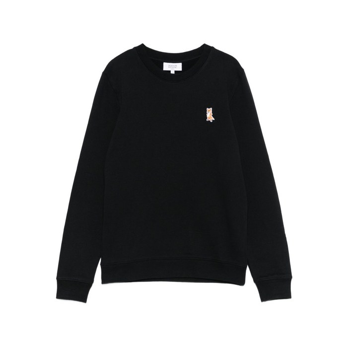 메종키츠네 폭스 자수 스웨트셔츠