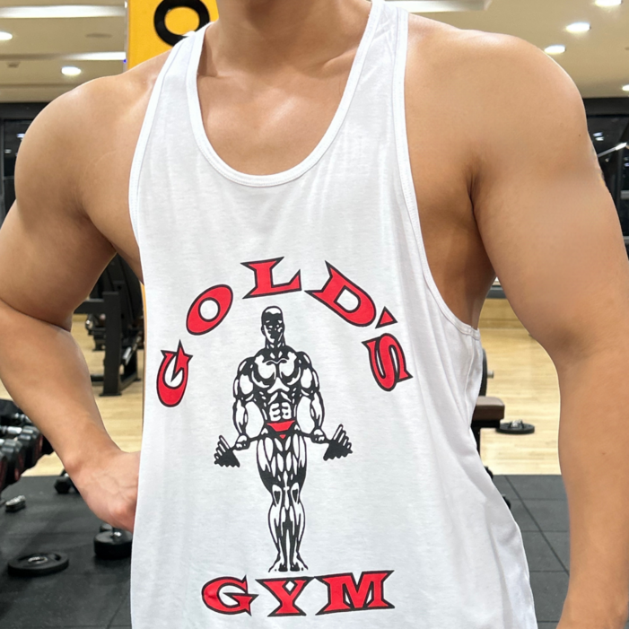 GOLD GYM 골드짐 짐웨어 헬스나시 운동 헬창 민소매