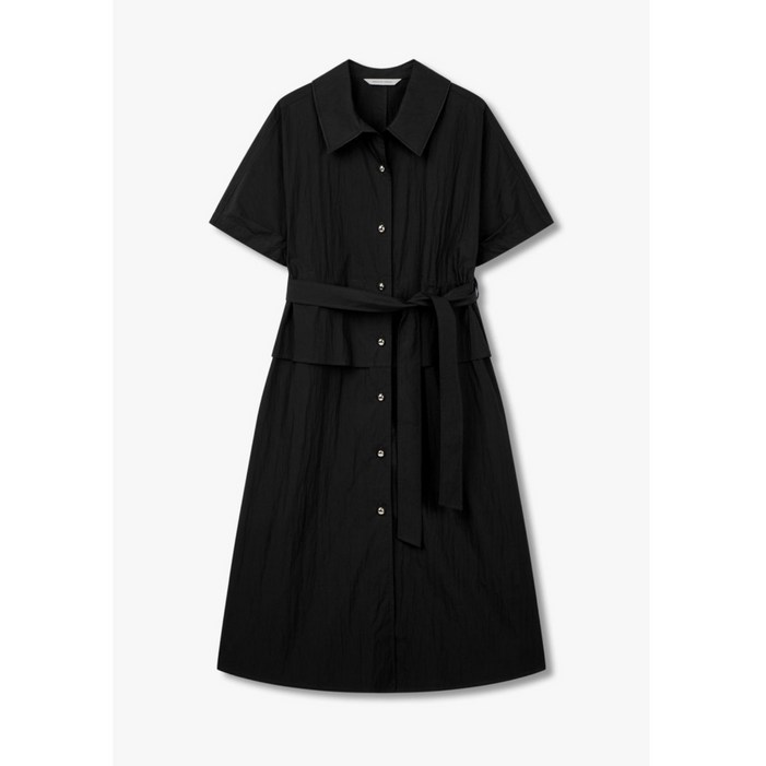 보브 볼 버튼 벨티드 셔츠 롱원피스 7154337001 뉴코아일산