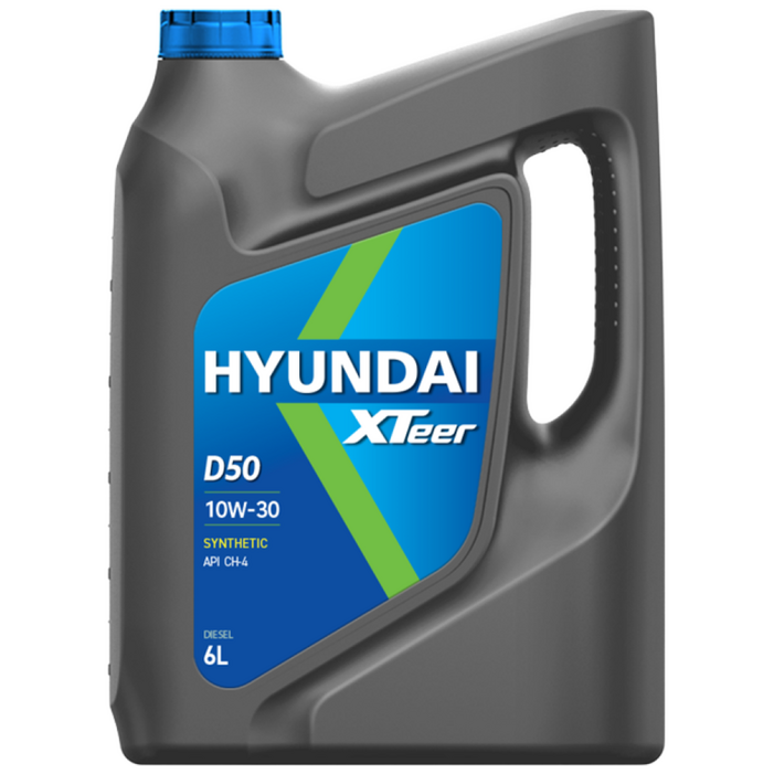 현대엑스티어 정품 D50 합성엔진오일 10W30 6리터 디젤 전용, 6L, 1개, 10w30