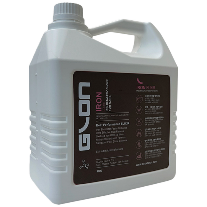 글론 고농축 철분제거제 아이언일릭서 Iron Elixir 4Kg 희석용기 500ml 증정, 1개, 4L
