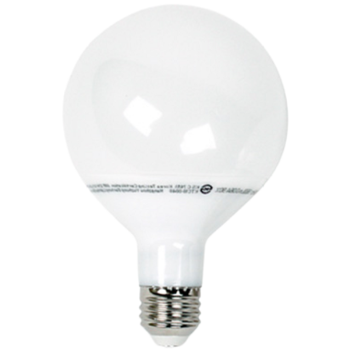 건식 LED 볼전구 G95 12W 롱타입 볼램프 인테리어 전구 세트, 5개, 주백색