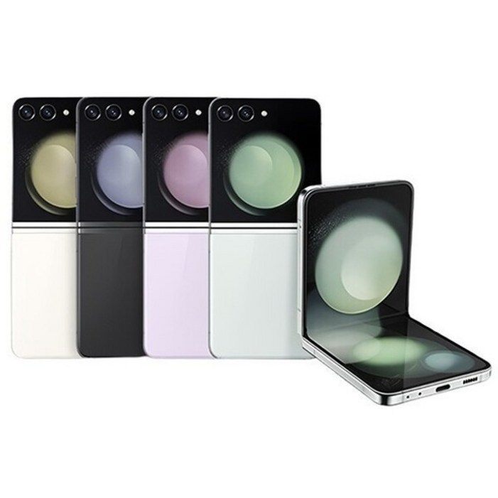 삼성 Ai 갤럭시Z 플립5 256GB 공기계 S급 구성품 단말기  유심핀  보호케이스  보호필름  12개월 무상보증, 256GB, 민트