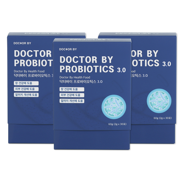 닥터바이 프로바이오틱스 강아지 영양제, 30회분, 장건강/유산균, 3개