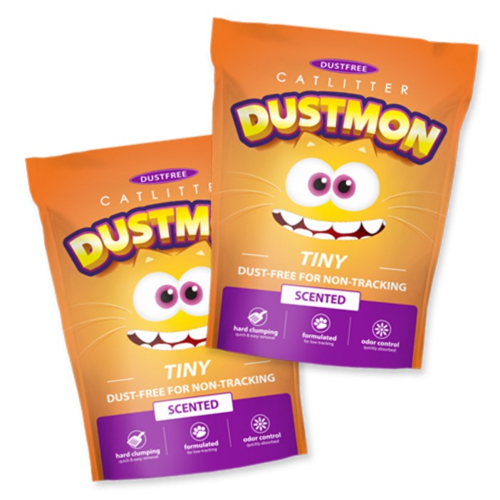 더스트몬 응고형 고양이 모래 벤토나이트 타이니 유향