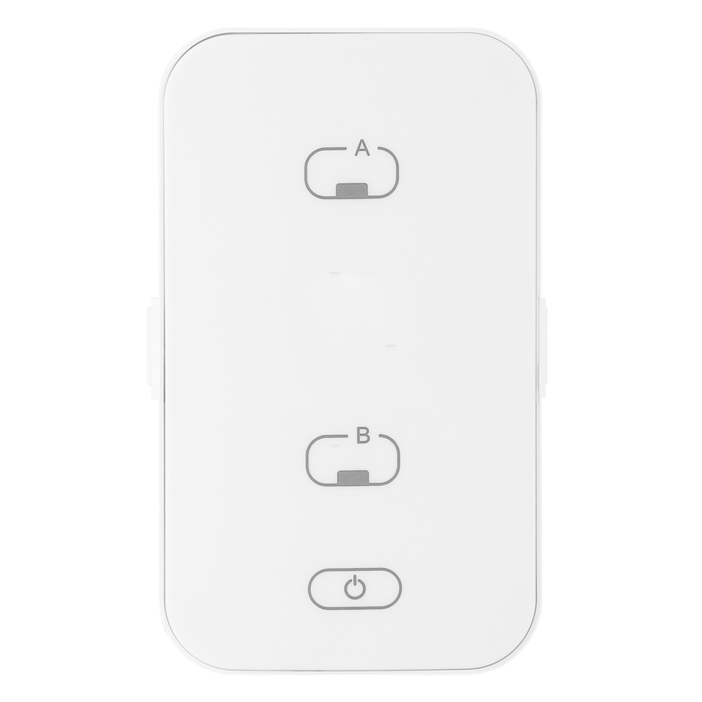 라맥스 2구 터치형 스마트 스위치 RSA302WT, 1개