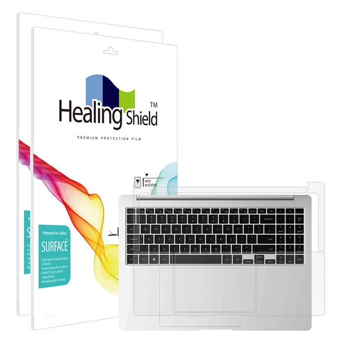 힐링쉴드 갤럭시북5 프로 무광 팜레스트 터치패드 필름 NT960XHA, 1개